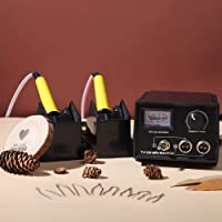 S SMAUTOP Máquina de Pirograbado Profesional 60W con Puntas de Alambre de Pirografía de 20 Piezas Herramienta artesanal…